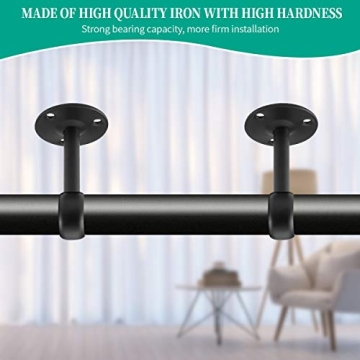 Anndason Heavy Duty Curtain Rod Ceiling-Mount Brackets (4 PCS)