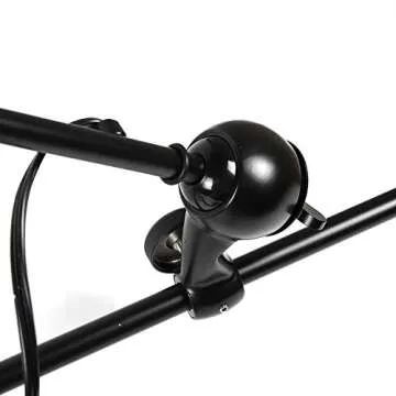 BTDH Modern Long Arm LED Wall Sconce Industrial Spotlight Wall Lamp Fixture Adjustable 360degree Swing Long Arm Lamp Fixture Bedside Light Included E27 Bulbs for Bedroom Reading Hallway Home Porch