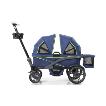 Gladly Family Anthem2: Versatile 2-Seat All-Terrain Wagon Stroller with Canopies