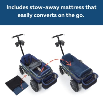 Gladly Family Anthem2 All-Terrain Wagon Stroller - Neon Indigo