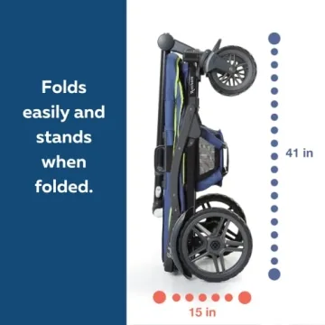 Gladly Family Anthem2 All-Terrain Wagon Stroller - Neon Indigo