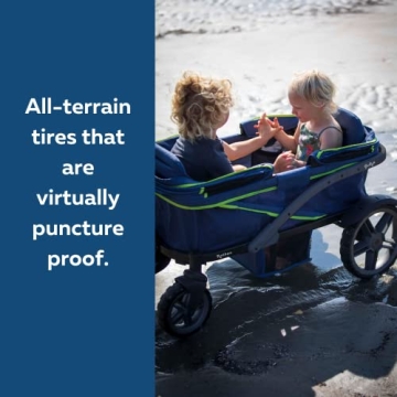 Gladly Family Anthem2 All-Terrain Wagon Stroller - Neon Indigo