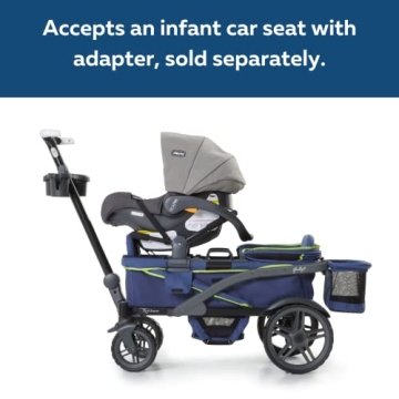 Gladly Family Anthem2 All-Terrain Wagon Stroller - Neon Indigo