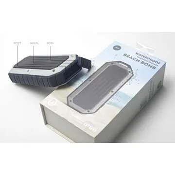 iJoy Beach Bomb IP66 Waterproof Shockproof Portable Bluetooth Speaker - Indigo (IND)