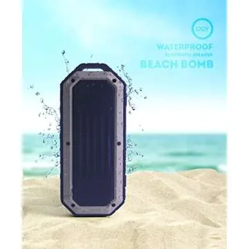 iJoy Beach Bomb IP66 Waterproof Shockproof Portable Bluetooth Speaker - Indigo (IND)