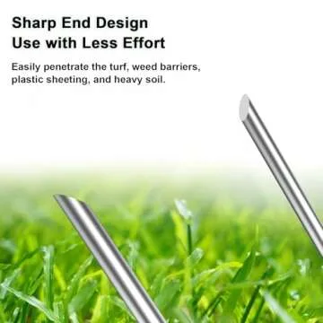 AAGUT 100 Pack Landscape Staples Heavy Duty for Garden