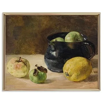 Vintage Still Life Wall Art - Antique Art Prints for Home Decor - Rustic Farmhouse Botanical Floral ...