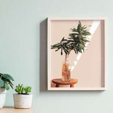 LikeyFactory Paint by Numbers Kit for Adults on Canvas with Paintbrushes Color Acrylic DIY Drawing Premium Quality Colorwork Paintwork (16"x20", Corn Plant)