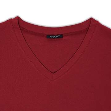 HUSKARY Women's Summer Maxi Dress Casual Loose Pockets Long Dress Short Sleeve Split