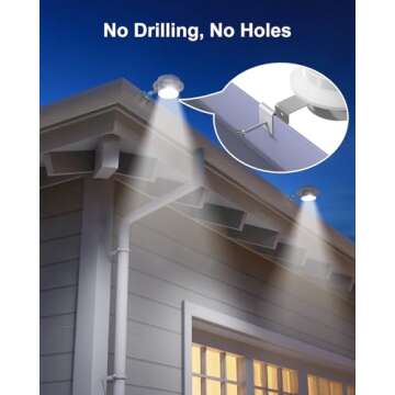 8 Pack White Solar Powered Gutter Lights Outdoor Decorative Waterproof Led Fence Lamp for Lighting R...