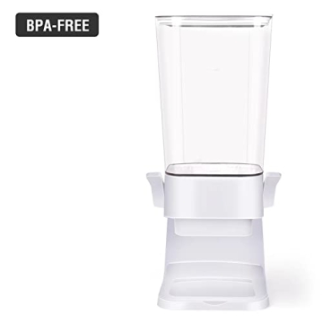 Mivvosakuki Double Cereal Dispenser for Pantry Storage