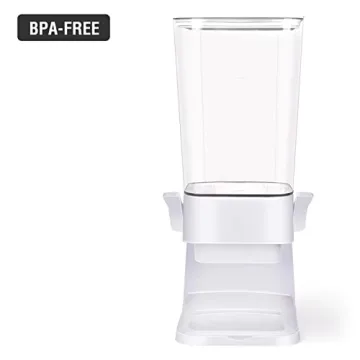 Mivvosakuki Double Cereal Dispenser for Pantry Storage