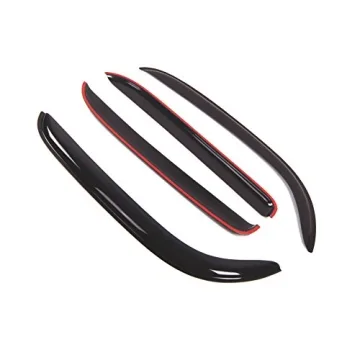 Tuningpros WD2-337 Dark Smoke Window Visor Set for Nissan Cube 2009-2015