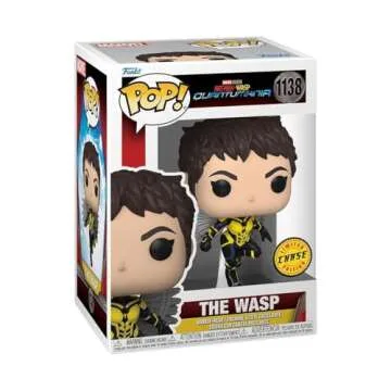Funko POP! Vinyl Marvel: Ant-Man Quantumania - Wasp - 1/6 Odds for Rare Chase Variant - Collectable Vinyl Figure - Gift Idea - Official Merchandise - for Kids & Adults - Movies Fans