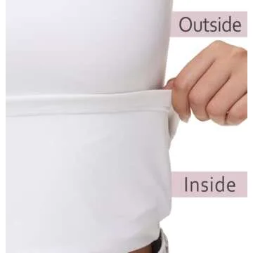 Women Tummy Control Shapewear Tank Tops Seamless Square Neck Compression Tops Slimming Body Shaper Camisole White