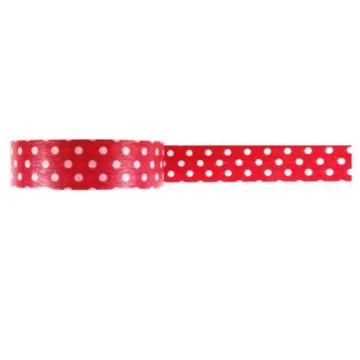 allydrew Dotted Japanese Washi Tape Red Dots - Versatile Crafting