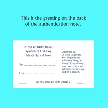 Home Alone 2 Doves Pair by John Perry - USA Made