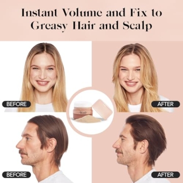 Kitsch Travel Size Dry Shampoo Powder - No White Cast, Organic Formula