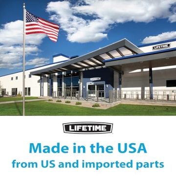 Lifetime Adjustable Shatterproof Basketball Hoop for Fun