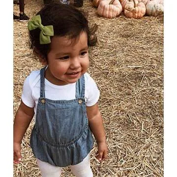 Cherssy Hair Bows Clips Barrettes, 10pcs Hair Alligator Clips for Baby Girls, Toddlers, School Girls, Children