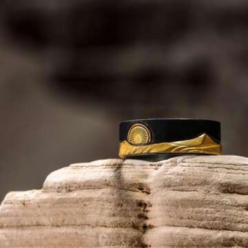 Starforged Dune II Themed Ring Couple Original design Exclusive Movie peripherals Legendary Pictures(Dune2)