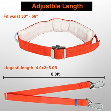 Adjustable Tree Climbing Safety Belt & Lanyard