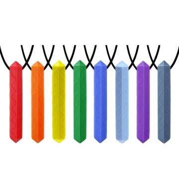 Chew Necklace Set for Sensory Relief - 8 Pack