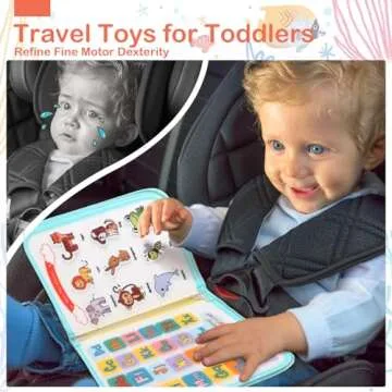 Montessori Busy Board for Toddlers 1-3 Years Educational Fun