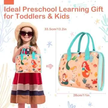 Montessori Busy Board for Toddlers 1-3 Years Educational Fun