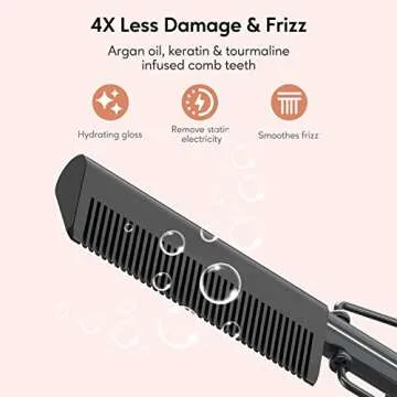 Terviiix Hot Comb: Safe, Adjustable & Ideal for Black Hair