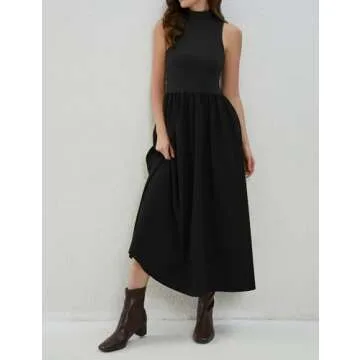Dsewpaur Maxi Dress with Pockets for Women