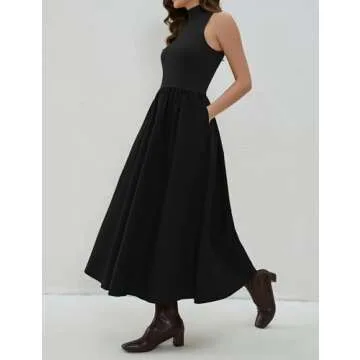 Dsewpaur Maxi Dress with Pockets for Women