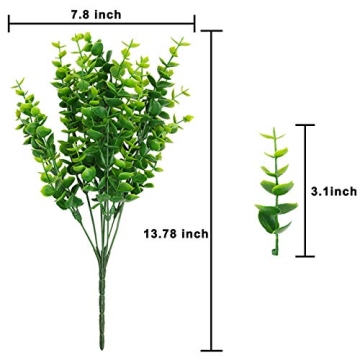 ElaDeco Boxwood Stems for Indoor Outdoor Decoration