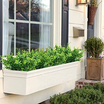 ElaDeco Boxwood Stems for Indoor Outdoor Decoration