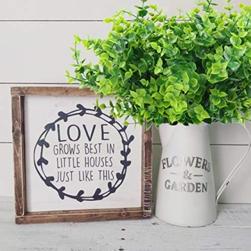 ElaDeco Boxwood Stems for Indoor Outdoor Decoration