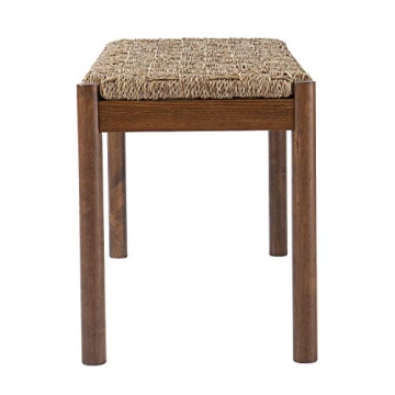 Natural Seagrass Entryway Bench for Stylish Spaces