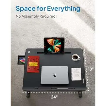 Cooper Desk PRO Adjustable Laptop Table for Bed