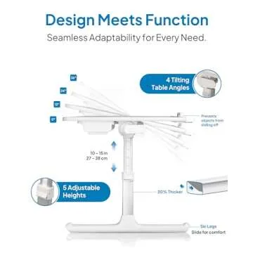 Cooper Desk PRO Adjustable Laptop Table for Bed