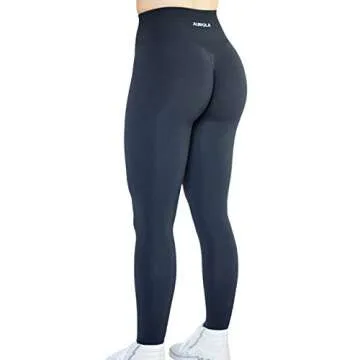 Seamless Scrunch Legging Women Yoga Pants 7/8 Tummy Control Workout Running for Workout Fitness Spor...
