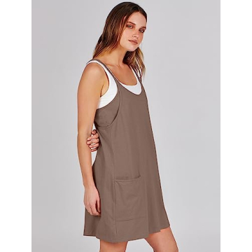 ANRABESS Summer Mini Romper Dress for Active Women