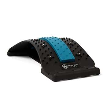 Back Stretcher, Lumbar Back Cracker Device, with Magnetic Acupressure Points, Spinal Stretcher for S...