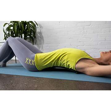 Back Stretcher, Lumbar Back Cracker Device, with Magnetic Acupressure Points, Spinal Stretcher for Sciatica, Disc Bulges, Upper and Lower Back Pain