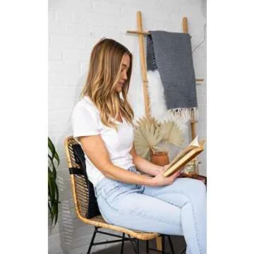 Back Stretcher, Lumbar Back Cracker Device, with Magnetic Acupressure Points, Spinal Stretcher for Sciatica, Disc Bulges, Upper and Lower Back Pain