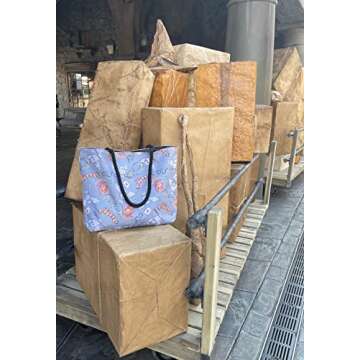 Harry Potter Tote Travel Bag Gryffindor Hedwig All Over Print Grey