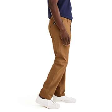 Dockers Men's Athletic Fit Ultimate Chino Pants - Smart 360 Flex, Dark Ginger