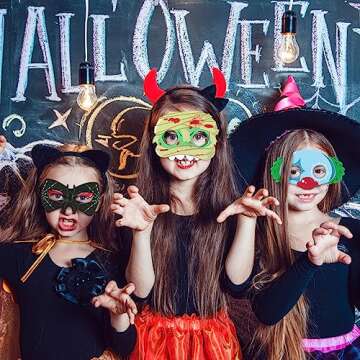 Halloween Superhero Foam Mask Set for Kids 12 Styles