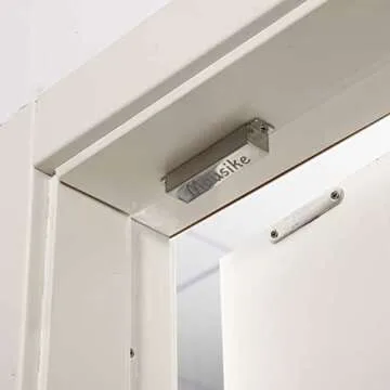 Mousike Magnetic Door Catch，70lb Stainless Steel Cabinet Door Magnets with Strong Magnetic for Kitchen Cupboard Wardrobe Closet Cabinet Door Drawer Latch (3.8"70 lbs(2 Pack))