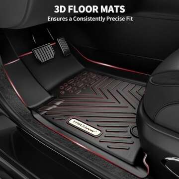 YITAMOTOR Custom Fit Floor Mats for Chevy Silverado