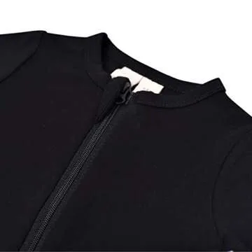 KYTE BABY Bamboo Footies with Zipper Closure for Comfort