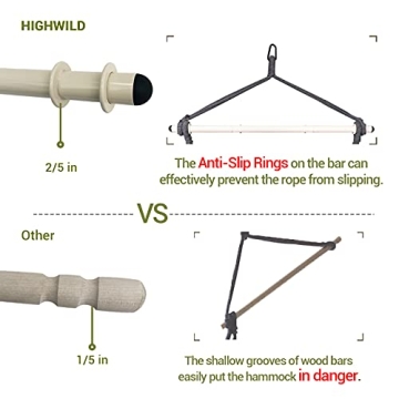 Highwild Hammock Chair with Cushions - Relax in Style